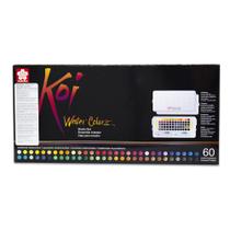 Estojo Aquarela Pastilha C/60 Xncw-60n