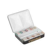 Estojo Aquarela Pastilha Schmincke Horadam 08 Cores Retrô