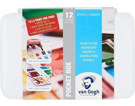 Estojo Aquarela Van Gogh 12 Cores Talens Estojo Aquarela Van Gogh 12 Cores Talens