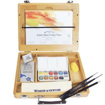 Estojo Aquarela Winsor & Newton Profissional Caixa Madeira