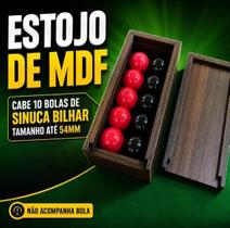 Estojo Artesanal para Jogo de bola Mata Mata Sinuca Não acompanha bolas Estojo Artesanal para Jogo de bola Mata Mata Sinuca Não acompanha bolas