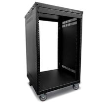 Estojo AV Accessables RK16U com rodas 16U Rack 19"