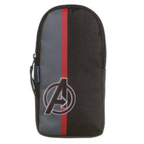 Estojo Avengers 1 Divisão Com Elástico Para Caderno DMW Estojo Avengers 1 Divisão Com Elástico Para Caderno DMW