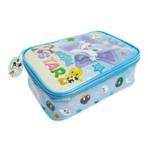 Estojo Baú Box Em Pvc Cristal Looney Tunes Infantil Dac Estojo Baú Box Em Pvc Cristal Looney Tunes Infantil Dac