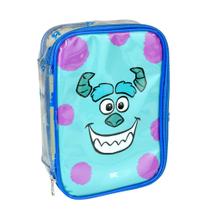 Estojo Baú Grande Monstros S.A em Pvc Cristal com Zíper -Dac