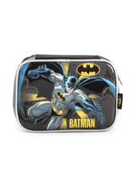 Estojo Baú Juvenil Batman Heroi Cinza Escolar Espaçoso Estojo Baú Juvenil Batman Heroi Cinza Escolar Espaçoso