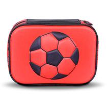 Estojo Bola De Futebol 3D Escolar Infantil Meninos Klizz Estojo Bola De Futebol 3D Escolar Infantil Meninos Klizz