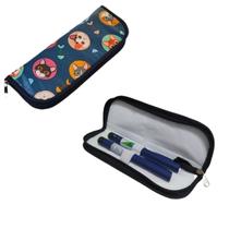 Estojo/ Bolsa Térmica Passeio/Viagem+ 3 Gelos Reutilizáveis