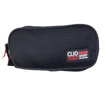 Estojo bolsinha escolar Masculino Clio Company Sport duplo com listras 2 ziper Estojo bolsinha escolar Masculino Clio Company Sport duplo com listras 2 ziper