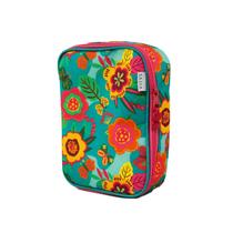 Estojo Box 100 Pens 2 divisorias Cristal Jardim Encantado