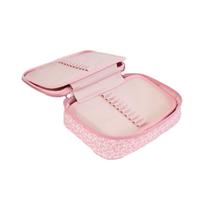 Estojo Box 100 Pens 2 Divisorias Cristal Lacinho