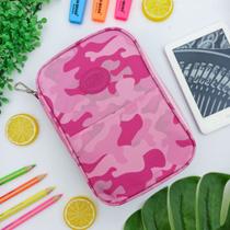 Estojo Box 100 Pens com 1 Divisória Colorido Camuflado - Daterra Estojo Box 100 Pens com 1 Divisória Colorido Camuflado - Daterra