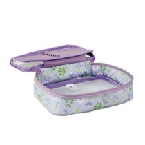 Estojo Box 100 Pens Cristal By Sof Floral Lilas