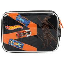 Estojo Box 100 Pens Oficial HOT WHEELS Luxcel Preto EI41494