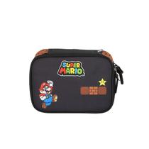 Estojo Box 100 Pens Super Mario Juvenil Escolar Meninos