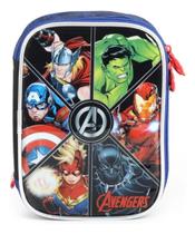 Estojo box avengers luxcel azul