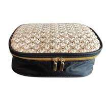 Estojo Box branco com detalhes dourado Juvenil Feminino Estojo 100 pens