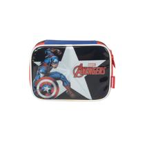 Estojo Box Capitão América Infantil Meninos Avengers Escolar