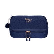 Estojo box capricho crush - azul marinho