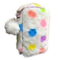 Estojo Box Case Pelúcia Pompom Grande - DaTerra