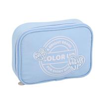 Estojo Box Color Up Escolar Juvenil Meninas 100 Pens Glitter Cor:Céu