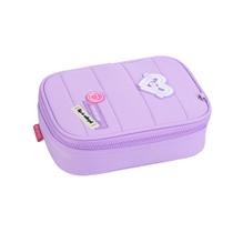 Estojo Box Color Up Escolar Juvenil Meninas 31 Elásticos Cor:Lilás