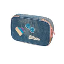 Estojo Box com Divisória Lov It Play Patch - Lilica Ripilica