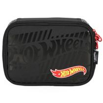 Estojo Box Escolar 100 Pens Hotwheels Infantil - Luxcel