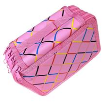 Estojo Box Escolar 5 Divisoria - Organizador de Lápis Caneta Lapiseira