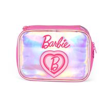 Estojo Box Escolar Barbie Holográfico Meninas 100 Pens Estojo Box Escolar Barbie Holográfico Meninas 100 Pens
