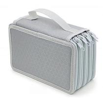 Estojo Box Escolar Com Divisorias/grande Capacidade Com 4 Niveis E Ziper 72 Canetas Cor:c
