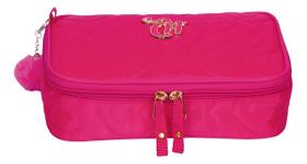 Estojo Box Escolar Especial Capricho Crush Pink Sestini Rosa Estojo Box Escolar Especial Capricho Crush Pink Sestini Rosa