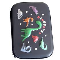 Estojo Box Escolar - Estojo Divisões Lápis Canetas Escolar Organizador Box 2 divisão interna