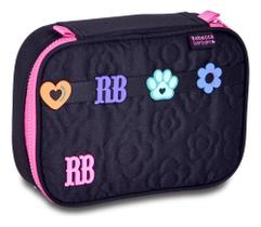 Estojo Box Escolar Flower Power Rebecca Bonbon Rb26234 Clio Preto Estojo Box Escolar Flower Power Rebecca Bonbon Rb26234 Clio Preto