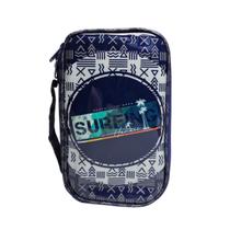 Estojo Box Escolar Grande Reforçado Menino Volta as Aulas Organizador Colorido Lápis Caneta Material Modelo:Surf