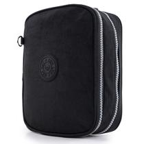 Estojo Box Escolar Grande Unissex Divisórias Organizadoras