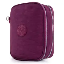 Estojo Box Escolar Grande Unissex Divisórias Organizadoras