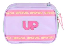 ESTOJO BOX ESCOLAR INFANTIL LILAS UP4YOU - LUXCEL Lilas