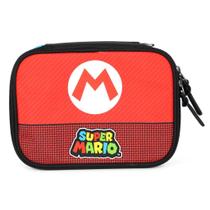 Estojo Box Escolar Infantil Super Mario Bros Vermelho