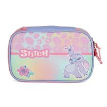 Estojo Box Escolar Juvenil Disney Stitch Rosa Luxcel Menina Estojo Box Escolar Juvenil Disney Stitch Rosa Luxcel Menina