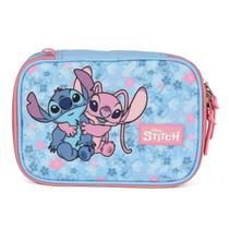 Estojo Box Escolar Juvenil Stitch Angel ROSA Estojo Box Escolar Juvenil Stitch Angel ROSA