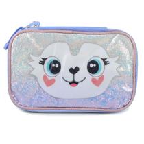 Estojo Box Escolar Pacific Pack Me Gato Azul - 998BF12 Estojo Box Escolar Pacific Pack Me Gato Azul - 998BF12