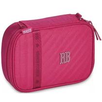 Estojo BOX Escolar Rebecca Bonbon Oficial Feminino Infantil RB24678 Rosa