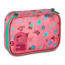 Estojo Box Escolar Rosa Stitch Ohana Tsum Tsum Disney - Clio