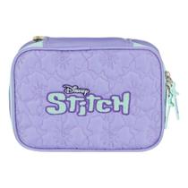 Estojo Box Escolar Stitch Bordado Original Luxcel