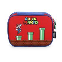 Estojo Box Escolar Super Mario Bros Classic - Azul