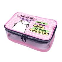 Estojo Box Flork Cuidadora de Idosos Rosa Profissões 100pens Estojo Box Flork Cuidadora de Idosos Rosa Profissões 100pens