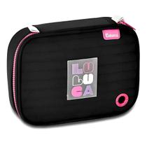 Estojo Box Grande Lilás Preto Rosa Luluca Juvenil Meninas Escolar Colorido Clio Estojo Box Grande Lilás Preto Rosa Luluca Juvenil Meninas Escolar Colorido Clio