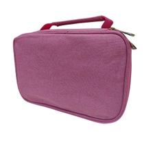 Estojo Box Grande Organizador Escolar Divisórias Alça