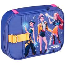 Estojo Box Guerreiras Do K-pop Huntrix Netflix 100 Pens Lilás